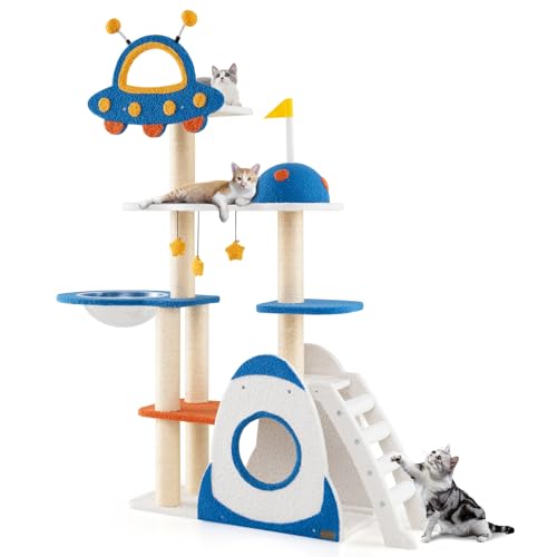 Árbol para gatos temática espacial PETSITE 64.5 pulgadas miniatura 1