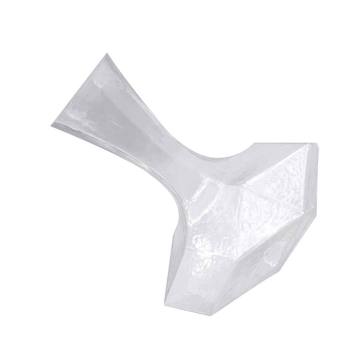 Decanter per Vino Geometrico in Materiale Sintetico Design Semplice e Stabile, Elegante Accessorio per Ristoranti e Bar, Tocco Confortevole e Stile Creativo
