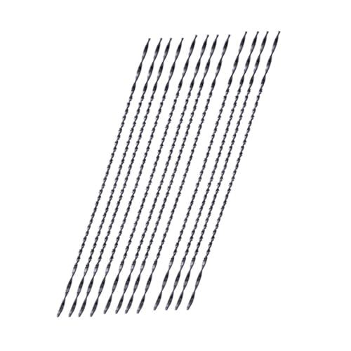 Hemobllo 12pcs U-Shaped Saw Blades for Woodworking Spiral Teeth Cutting Tools Easy to Install for Projects and Crafting