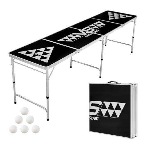 VEVOR Table beer pong portable 8pi pliable noir