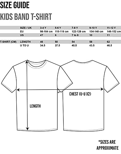 Misfits T-Shirt Kids Girls Boys Skull Music Band Logo Black Top2