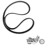 Primär-Antriebsriemen BDL-30853-ST, 8 mm, 1 1/2 Zoll, 132 Zähne, kompatibel mit Harley-Davidson Electra Glide FLH 1965-1978, Low Rider FXS 1977-1978 w/61-41 62-39 62-40 Hintere Riemenscheibe vorne BDL