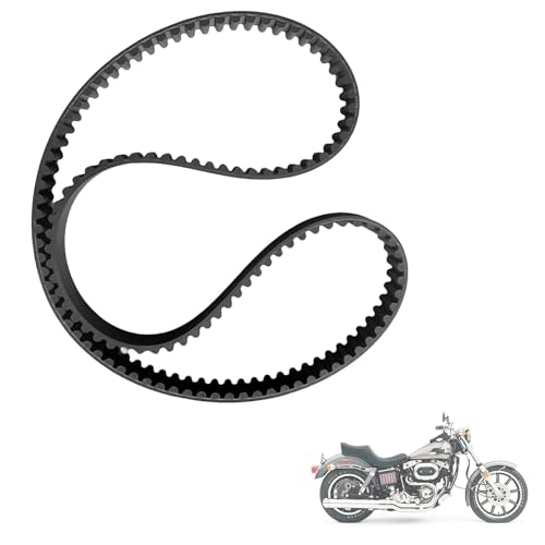 Primary Drive Belt BDL-30853-ST 8mm 1 1/2" 132 Tooth Compatible with Harley-Davidson Electra Glide FLH 1965-1978, Low Rider FXS 1977-1978 w/ 61-41 62-39 62-40 Rear Front Pulley BDL-30853 ST