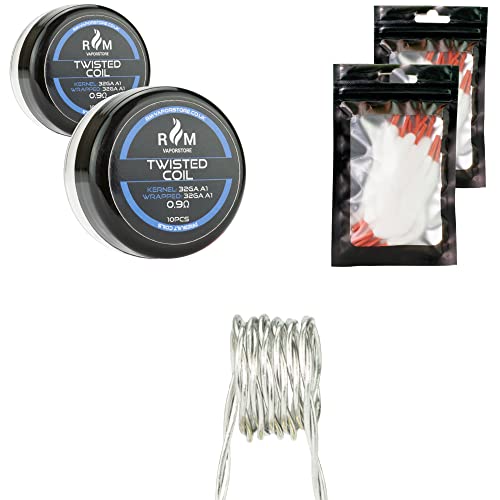 Prebuilt-Twisted-Coils-09-A1-20pcs-20pcs-Shoelace-100-Organic-Cotton-for-RDA-RBA-RDTA-Tanks-Prebuilt-Coil-Vaping-Accessories-Plastic-Tub-20PCS-Coil-20PCS-Cotton