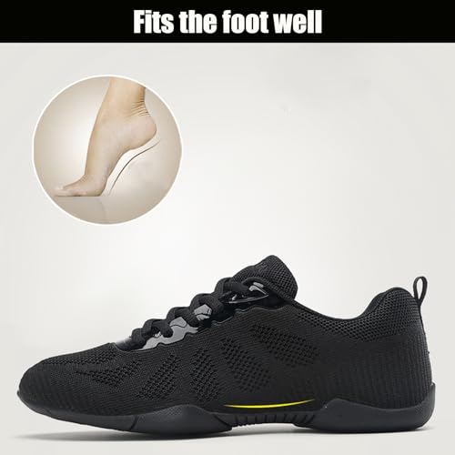 Eliogn Womens Cheer Dance Shoes Girls Cheerleading Dance Shoes Athletic Training Dance Breathable Cheer Competition Sneakers3