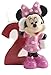 Produktbild dekora 346148  Kerze Nr. 2 mit Design Minnie, 6,5 cm