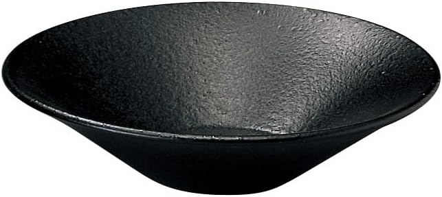 Koyo Pottery 14231066 Ebony Tromba Dish, Dishwasher Safe, Made in Japan