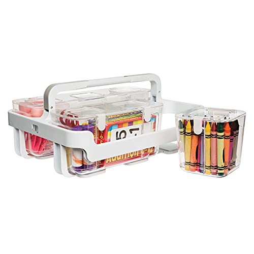 Deflecto29004CR Stackable Caddy Organizer, White