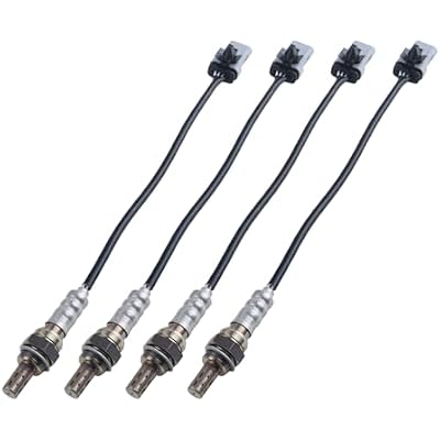 O2 Oxygen Sensor 4Pcs Upstream and Downstream Compatible with 2018-2021 Chevy Traverse,2017-2021 Colorado,2019-2021 Blazer,GMC Acadia Canyon,Buick Enclave,Cadillac XT5 XT6,Replace 250-241212