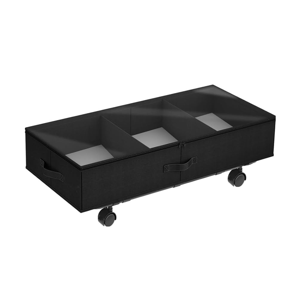 Caja de almacenamiento para fondo cama soluciona problemas de espacio en casa