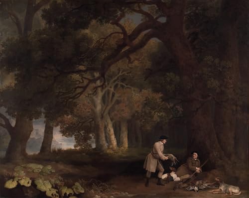 Affiche toile George Stubbs un repos après le tournage poster art 60x90cm