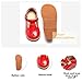 Otter MOMO Todder Little Girls Red Oxford Shoes Mary Jane T-Strap Size 2 School Uniform Party Dress Flat Shoes