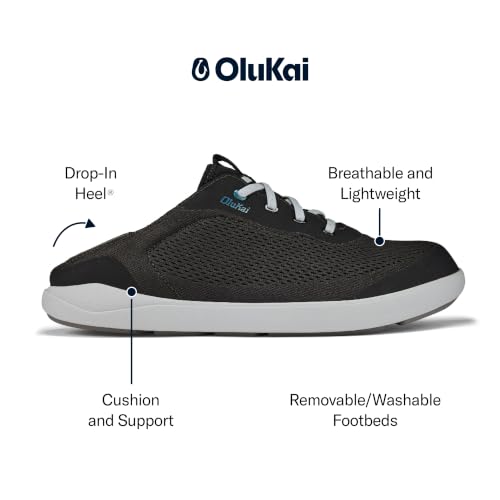 Image of OluKai Men's Moku Pae Slip-On Boat Shoes, Cushioned Deck & Dock Shoe