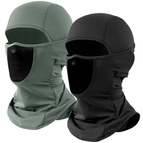 Image of WTACTFUL Breathable Balaclava Face Mask Men, Summer UPF 50+ Sun Protection