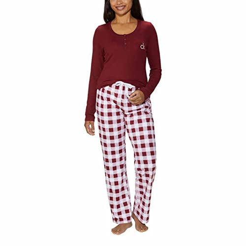 Ensemble pyjama 2 pièces en polaire femme Calvin Klein cadeau hiver