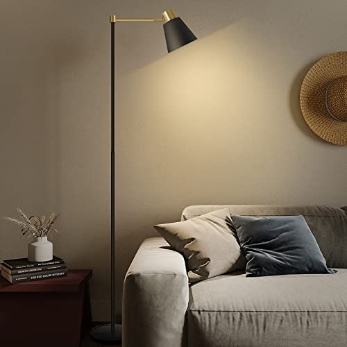 Aigotek Industrial Floor Lamps, Floor Lamps For Living Rooms, Bedroom, Study Room And Office, Adjustable Standing Light, Metal Floor Lamp, Compatible With E26 Lamp Holder, Foot Switch Tall Lamp. #TOP5