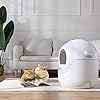 Self-Cleaning Cat Litter Robot Box, Integrated Safety Protection Automatic Pretty Cat Litterbox for Multi Cats, xSecure/Odor Removal/APP Control Automatic Cat Littler Box with Mat (White) - Image 7