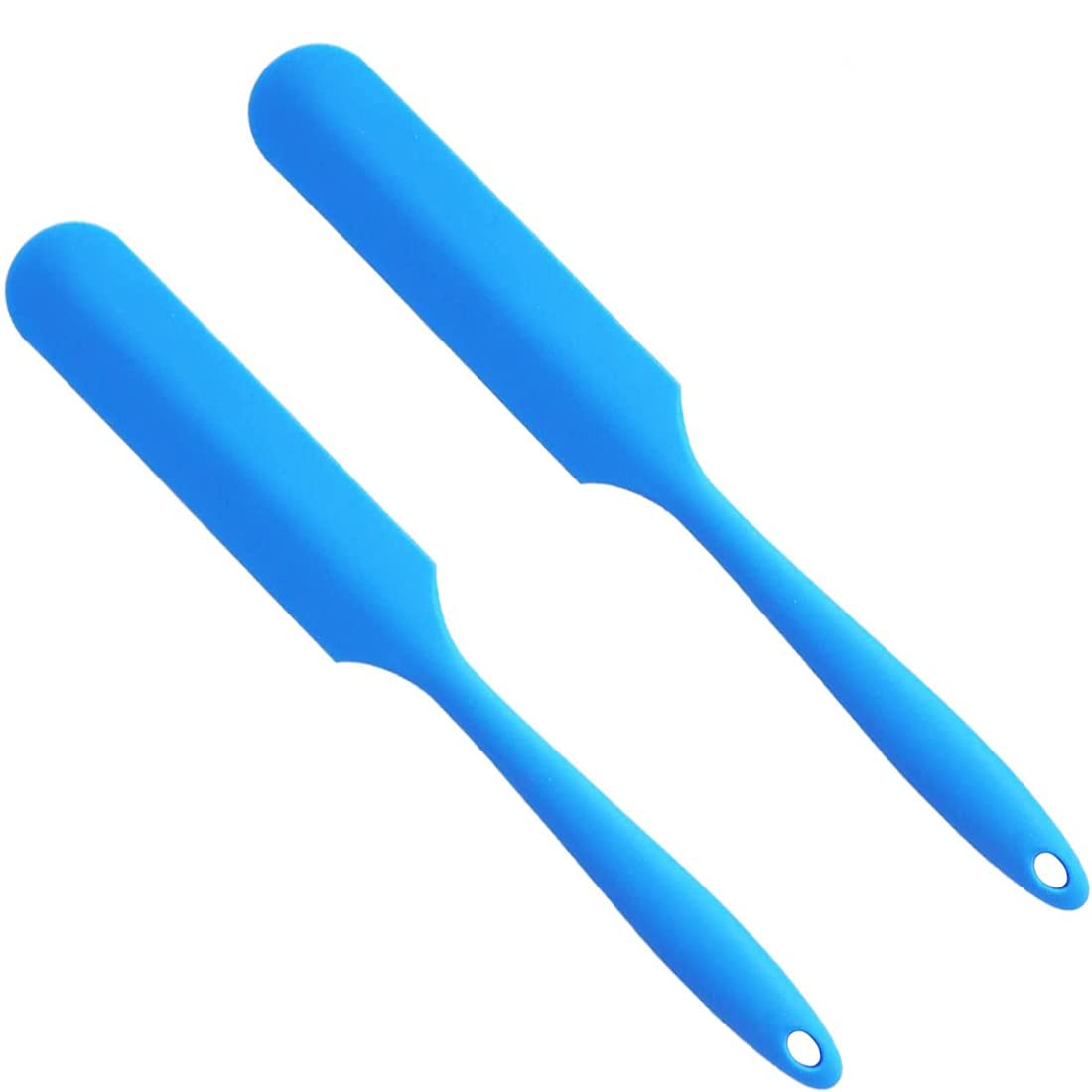 2 Pieces Long Handle Silicone Spatulas, Non-Stick Rubber Scraper, Silicone Scraper for Jars, Smoothies, Blenders, for Cooking, Baking, Mixing, Versatile Kitchen Tool (Pack of 2, Black+Red) — Amazon image 12