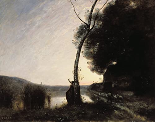 Poster Corot L'étoile du soir 50x70 cm pour salon élégant