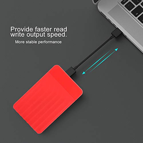 Carcasa para disco duro externo 2.5 pulgadas USB 3.0 roja miniatura 7