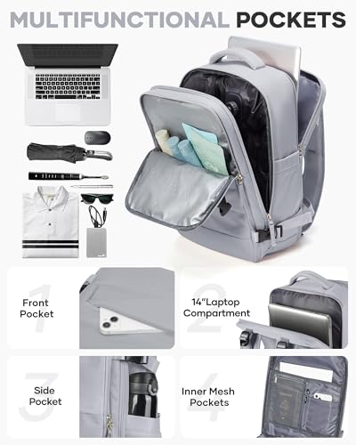 Image of coofay Vacuum Backpack Travel with Pump Vacpack Travel Backpack with Vacuum System Mochila de Viaje Compresion al Vacio Easyvacpack Airbag Backpacks for Traveling Carry on Luggage