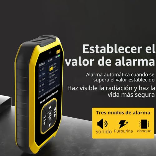 Contador Geiger de radioactividad con 3 modos para medir rayos X beta y gamma en CT 5