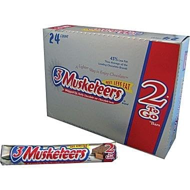 3 MUSKETEERS KING SHARE SIZE (3.28 Ounce, 24 Count)