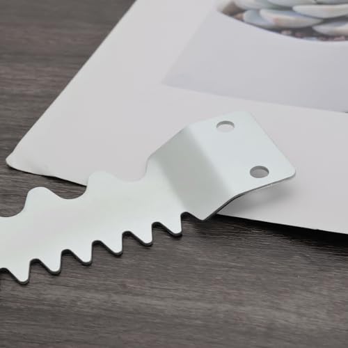 Image of 10Pcs Heavy Duty Sawtooth Picture Hangers 104x30.8mm Sawtooth Hangers with Screws for Paintings Photos Frame Artwork