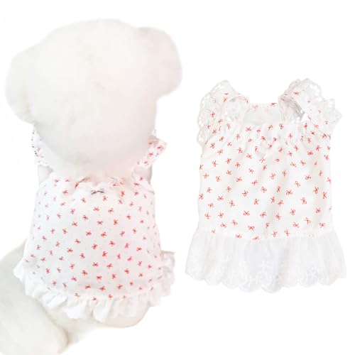 Uso versatile: queste camicie per cani di piccole e medie dimensioni sono adatte per cani in vari scenari. Questo vestito per cani può essere indossato sia come abito con bretelle che come normale maglietta. È un'ottima opzione da indossare tutti i giorni, quando il cane fa un pisolino o per occasioni speciali.