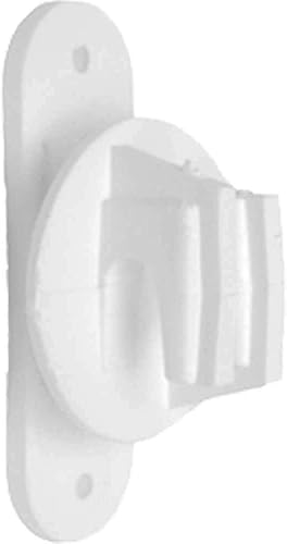 AgraTronix I-4 - Aislador de postes (25 unidades), color blanco