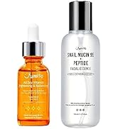 JUMISO All Day Vitamin Serum, Brightening & Balancing Facial Serum + JUMISO Snail Mucin 95% + Pep...