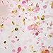 Small Circle Confetti for Party Decor 10mm - Pack of 20 Grams - Pink Gold