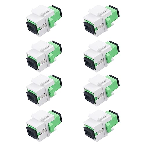 Coupleur fibre optique SC/APC Keystone contre les pertes de connexion Internet x8