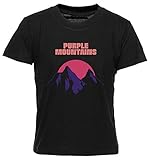 EU gemacht Purple Mountains David Berman T-Shirt Jungen Mädchen Kinder T-Shirt Schwarz Boys Girls Kids Black