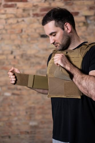 Image of Northgym Adjustable Weighted Vest /Incl. 3D Weight Plates in 14lbs / 20lbs / 30lbs / 42.5lbs - Optimized Weight Distribution and with Curved Plates for Running, Functional Training and Working Out
