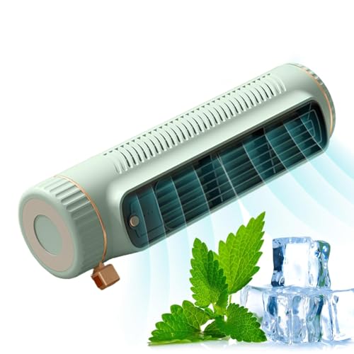 Enfriador de aire acondicionado portátil – 21 x 8 x 6 cm, ventilador de aire acondicionado portátil de pie, pequeño enfriador de aire eficiente para habitación, dormitorio y oficinas