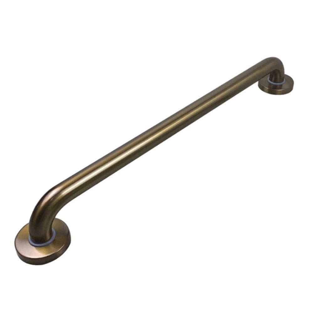 Fkxsxaz Bathroom Grab Bars Handrails Shower,Retro Plating Thicken Shower Housewares Elderly Injury Pregnant Woman Children Stainless Steel Safety Handle