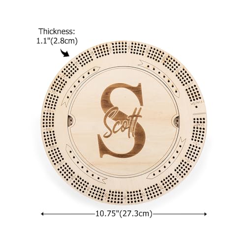 Juego de Mesa Cribbage Personalizable de Madera miniatura 2