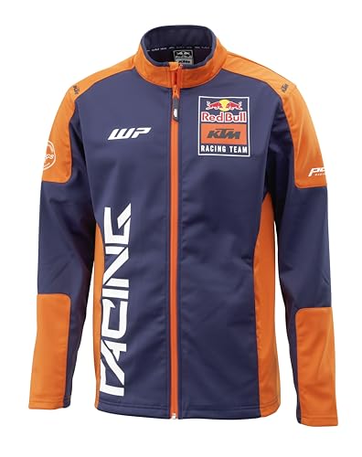 KTM Réplique de la veste Softshell de l'équipe, Orange/bleu marine, Large