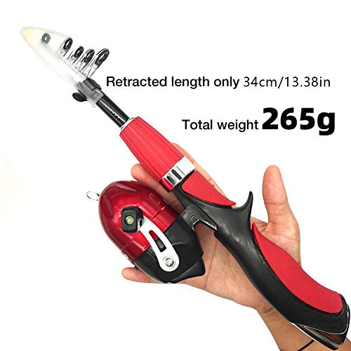 Angel Set für Kinder,Angelset Kinder,Angelrute Set Kinder mit Angelrolle und Köder Set für Jungen, Mädchen, Jugendliche… – Bild 3