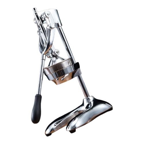 手動ジューサー 304 ステンレス鋼ジュース抽出器、快適なグリップ絞り器付きレモンとオレンジキッチンツール業務用手動ジューサー