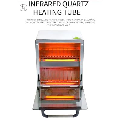 Sterilizer for Nail Tools, 12L Multifunctional High Temperature Cleaning Dry Box Stainless Steel with Temp Control, Tweezer Sterilizer, Stainless Trays, Timer, Nail Salon Equipment