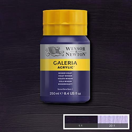 Image of Winsor & Newton Galeria Acrylic Color Tube, 250ml, Winsor Violet