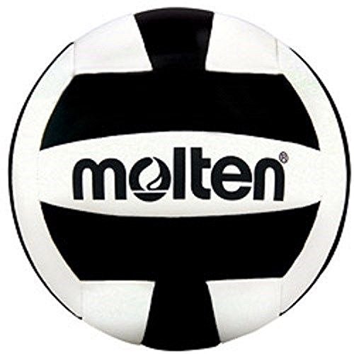 Molten MS500-BLK Camp Volleyball (Black White, Official)