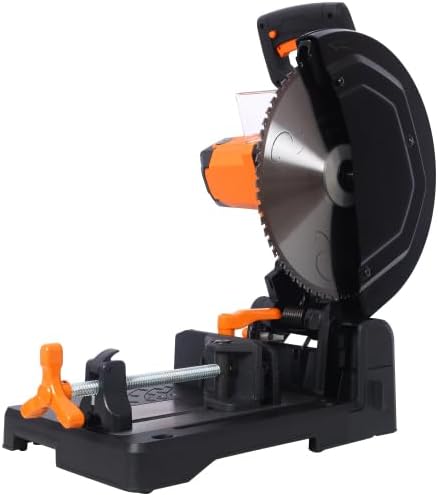 【LuckyNote】15-Amp Heavy Duty 14 Inch Metal Cutting Chop W/ 14 Inch Carbide-Tipped Blade Premium Multi-Material Cut-Off Chop Saw with Carbide-Tipped Metal-Cutting Saw Blade,2200W Motor