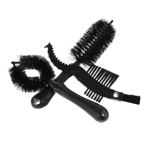 MUSISALY 3pcs Compact Motorcycle Chain Brush Portable Two-Sided Bristles for Cleaning Sturdy Plastic Material for All Chain Gears Reusable
