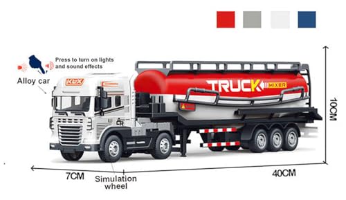 Image of Magicwand 1:24 Scale Die-Cast Mixer Truck with Openable Doors Working Headlights & Tail Lights【Pack of 1】