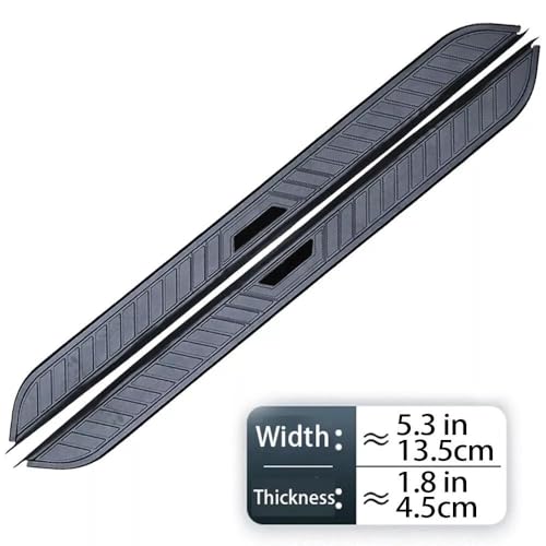 Estribos laterales para Captiva 2008-2017 aluminio ABS 2pcs miniatura 2