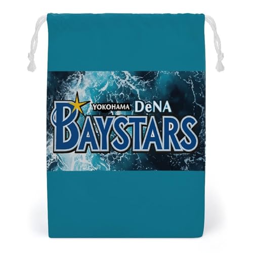 巾着袋 横浜ベイスターズ 巾着ポーチ 収納バッグ 引きひも袋 小物入れ 軽量 おしゃれ 折り畳み ギフトバッグ ッグインポーチ 運動 出張 旅行 通勤 通学 携帯便利 プレゼント