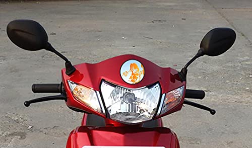 Image of CVANU Bajranbali God Ram Bhagat Sticker for Scooty, Bike- All Two Wheeler Vehicle Vinyl Decal Size (11cm X 11cm) Multicolor